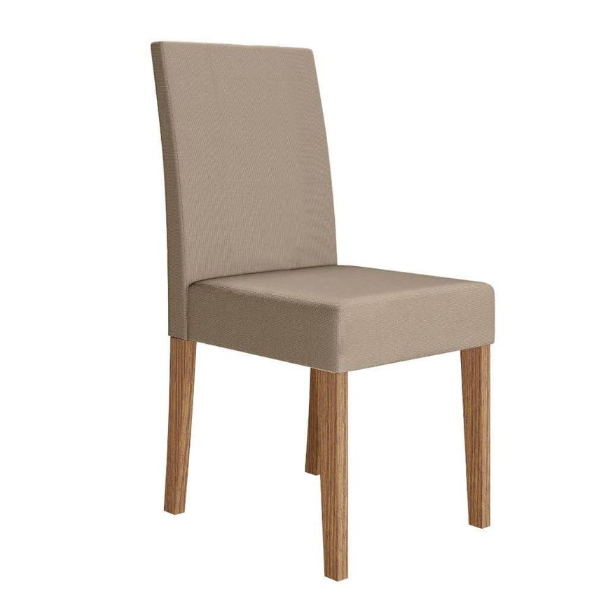 Kit 6 Cadeiras De Jantar Josi Mdf Suede Bege Pallazio - imagem 3