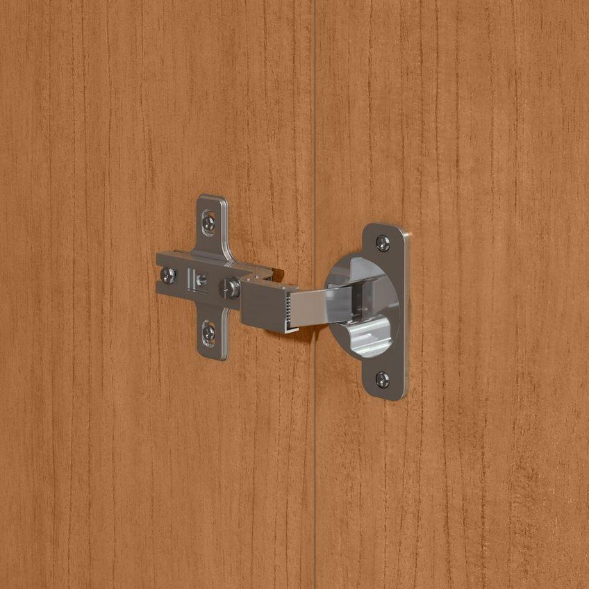 Guarda Roupa Casal Imperatore 6 Portas De Bater 6 Gavetas MDF Com Espelhos Amendoa Clean Móveis - imagem 5