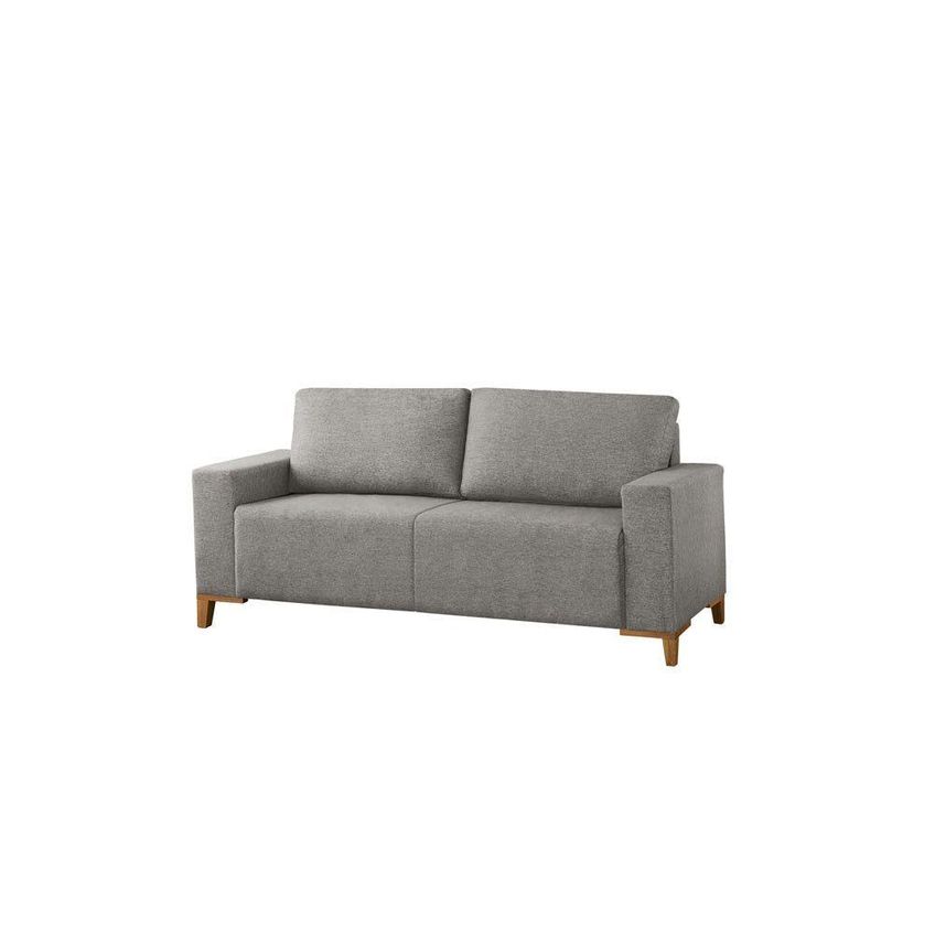Sofá Milano 2x3 Lugares Fixo 150cm Cinza Linho Meu Sofá Online - imagem 3
