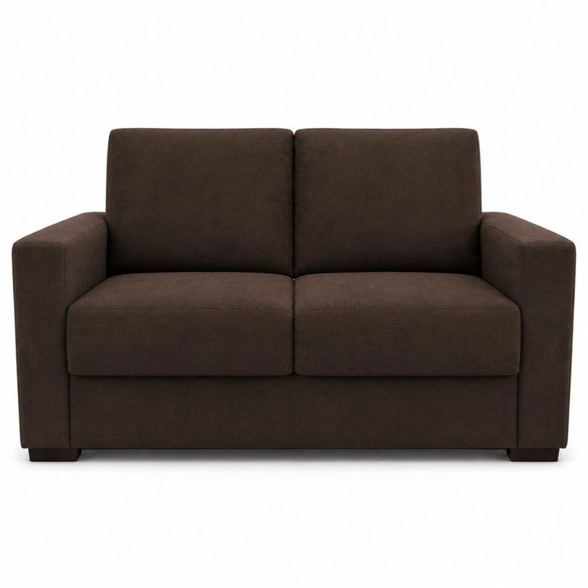 Sofá Namoradeira 3 Lugares 200cm Marrom Suede - imagem 4
