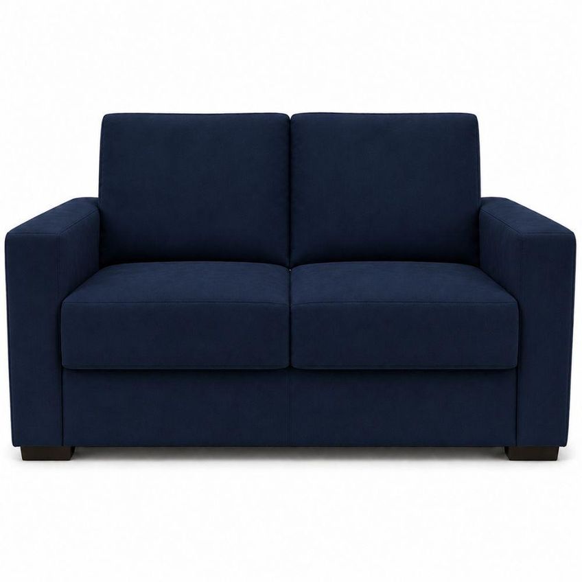 Sofá Namoradeira 3 Lugares 200cm Azul Suede - imagem 3