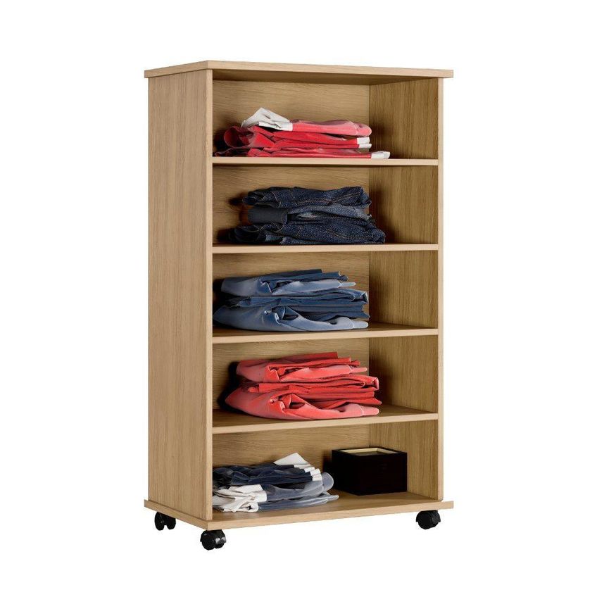 Armário Multiuso Berlim 2 Portas 4 Prateleiras MDF 65cm Off White Arte Móveis - imagem 3