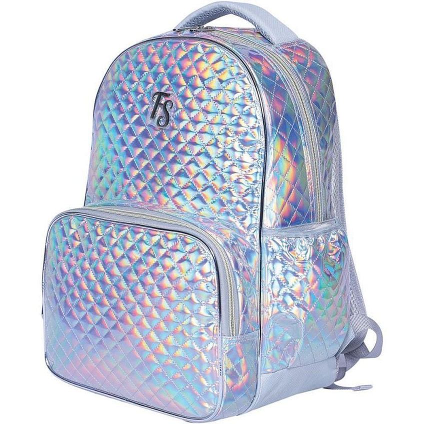 Mochila Rio De Ouro Furta-cor Vinil Matelassê Grande 43x30x19cm - imagem 5