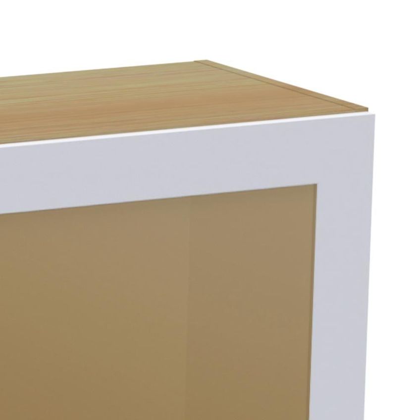 Armario Aereo Denver CD-682 120cm 1 Porta MDP Basculante Branco Ditalía - imagem 4