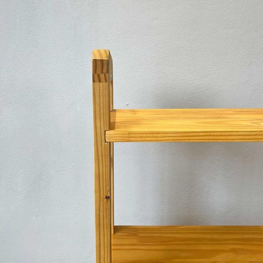 Aparador Linea Slim Rústico Madeira Maciça 53cm Café Artfactory Design - imagem 5