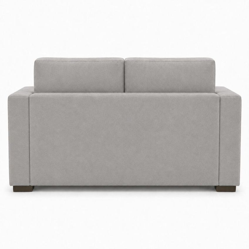 Sofá Namoradeira 3 Lugares 200cm Cinza Suede Black House Decor - imagem 4