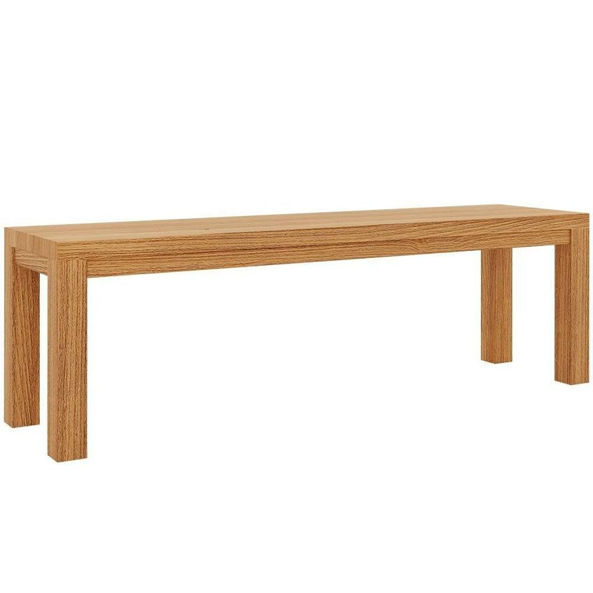 Banco Dunia F06 Sem Porta Sem Prateleira Em Madeira Maciça Tamanho 150cm Rústico Claro Lyam Decor - imagem 5