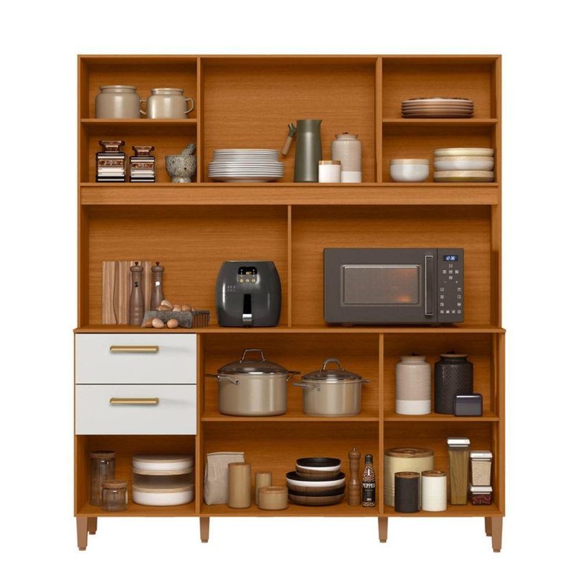 Kit De Cozinha Marina Grand 5 Portas 2 Gavetas Mdf-mdp 115cm Pallazio - imagem 5