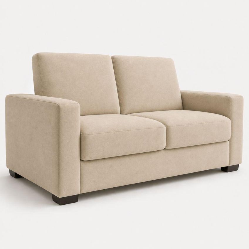 Sofá Namoradeira 3 Lugares 200cm Bege Tatite Decor - imagem 4