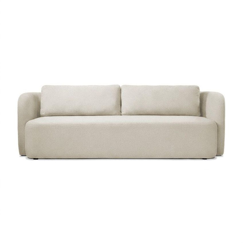 Sofá Helio 3 Lugares 200cm Bege Suede D'rossi - imagem 4