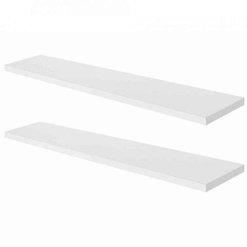 Prateleira Simples F031 20x15cm MDF Com Suporte Para Organização Branco - imagem 2