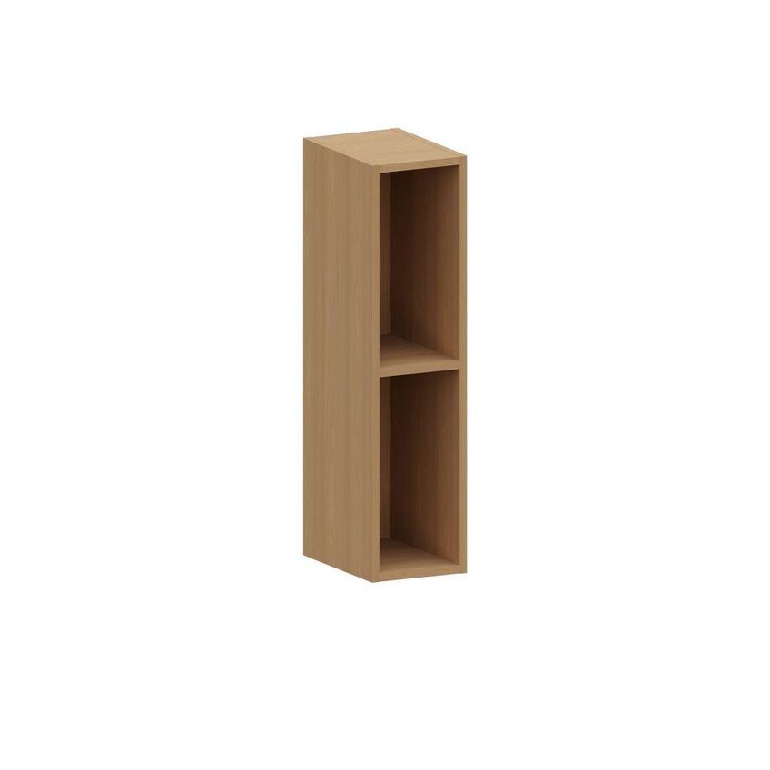 Nicho Superior Lumina 20cm Amadeirado Em Mdf Freijó Uv Luciane Móveis - imagem 3