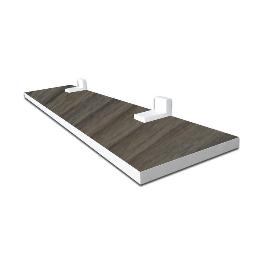 Prateleira Linha Furta-cor F031 20x20cm MDF Branco Para Organização Em Ambientes Diversos - imagem 5