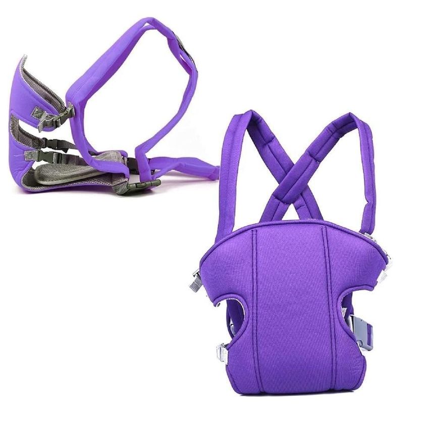 Canguru Para Bebê Ergonômico Slim Com 3 Posições E Alças Acolchoadas Roxo Yeet - imagem 5