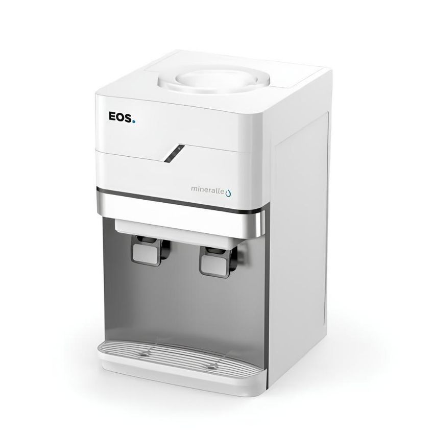 Bebedouro De Mesa Para Galão Eos Ebc011b Compressor Água Natural E Gelada Branco 220v - imagem 3