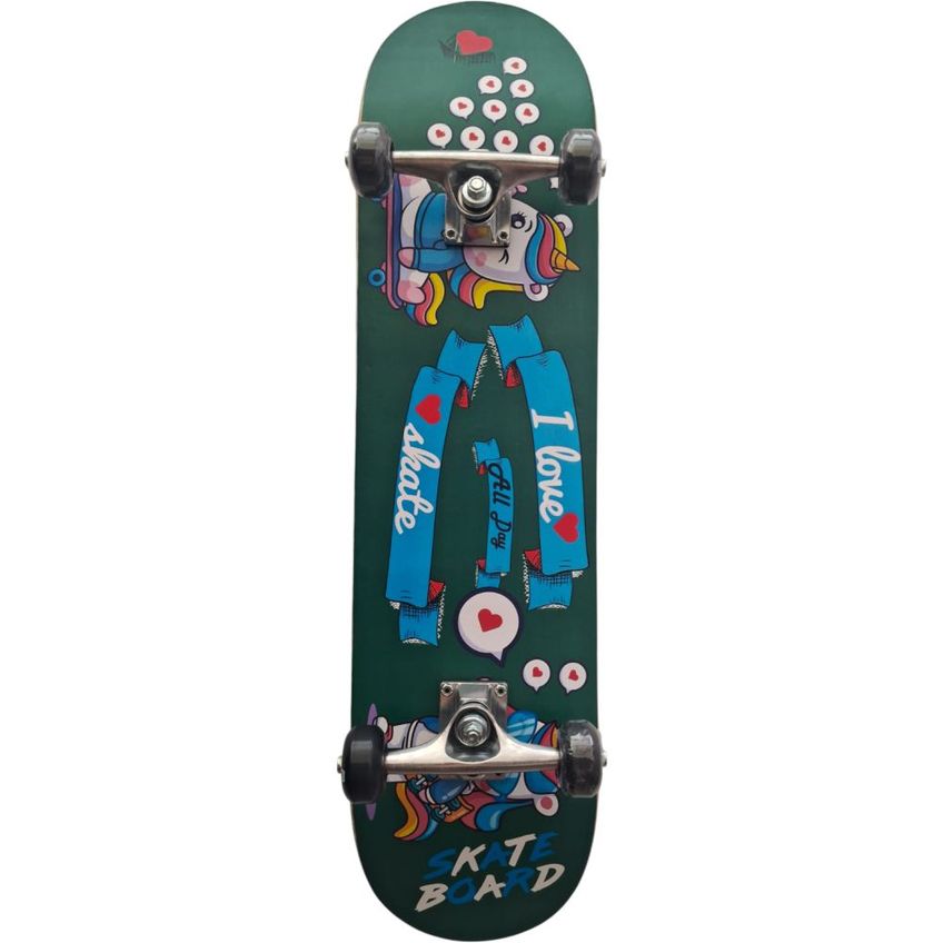 Skate Montado Iniciante Semi Profissional Love Skate - imagem 3
