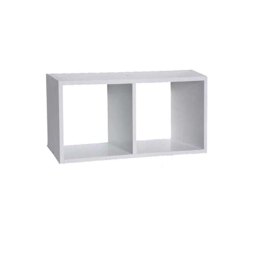 Nicho Duplo [f031] 40x20x20cm Em MDF 100% De Reflorestamento Branco - imagem 4