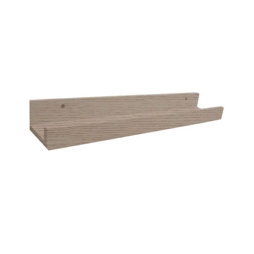 Prateleira Esmalteria Simples 65cm Em Mdf Madeirado Multiuso Amadeirado - imagem 2