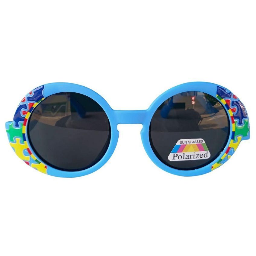 Óculos Escuro Infantil Coleção Tea E Amor Infinity Blue Em Nylon Flexível Azul Com Proteção UV - imagem 3