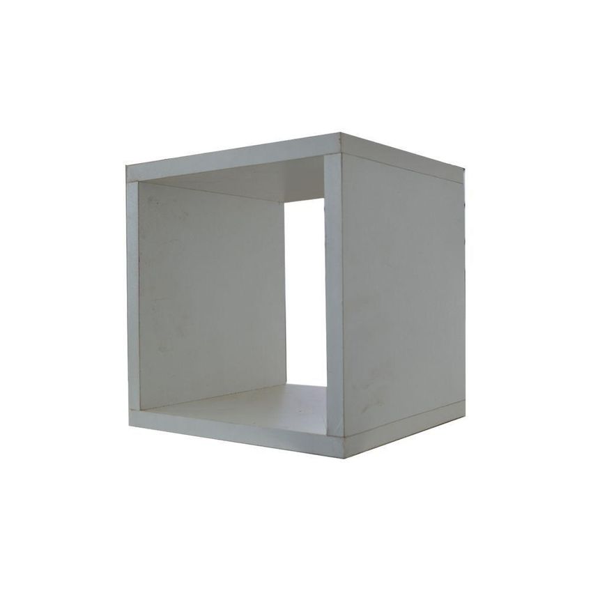 Nicho Decorativo F031 30x30x15cm Em Mdf Para Organização De Ambientes Branco - imagem 3
