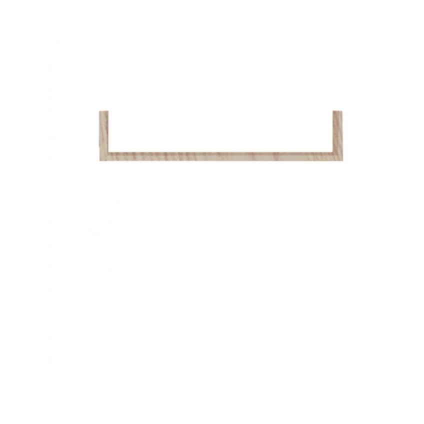 Prateleira Modelo U Trovarelli Madeirado [f031] Retangular Em Mdf 100% Reflorestamento Amadeirado - imagem 4