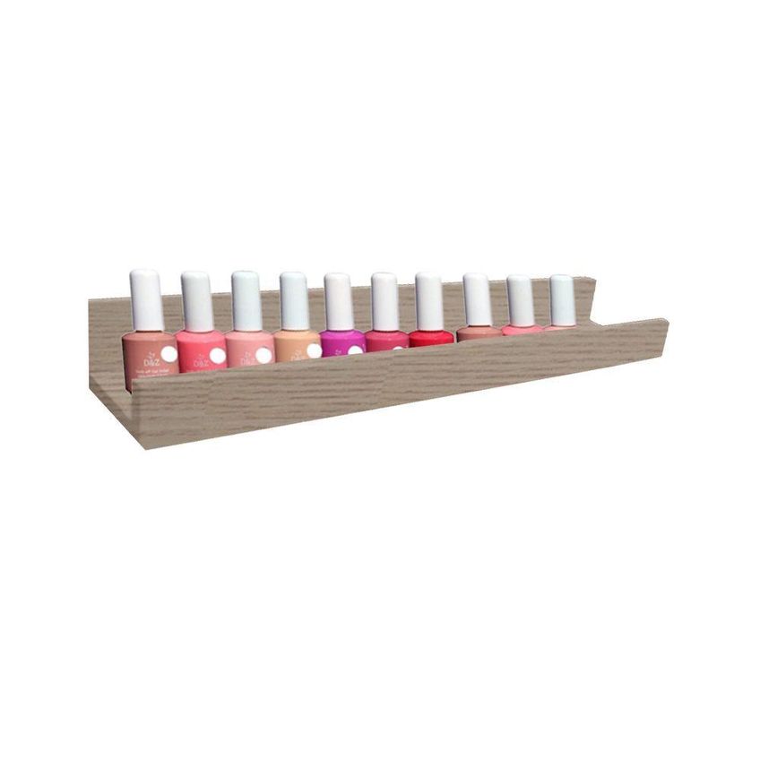 Prateleira F031 50cm Em Mdf Para Organização Multiuso Amadeirado - imagem 3