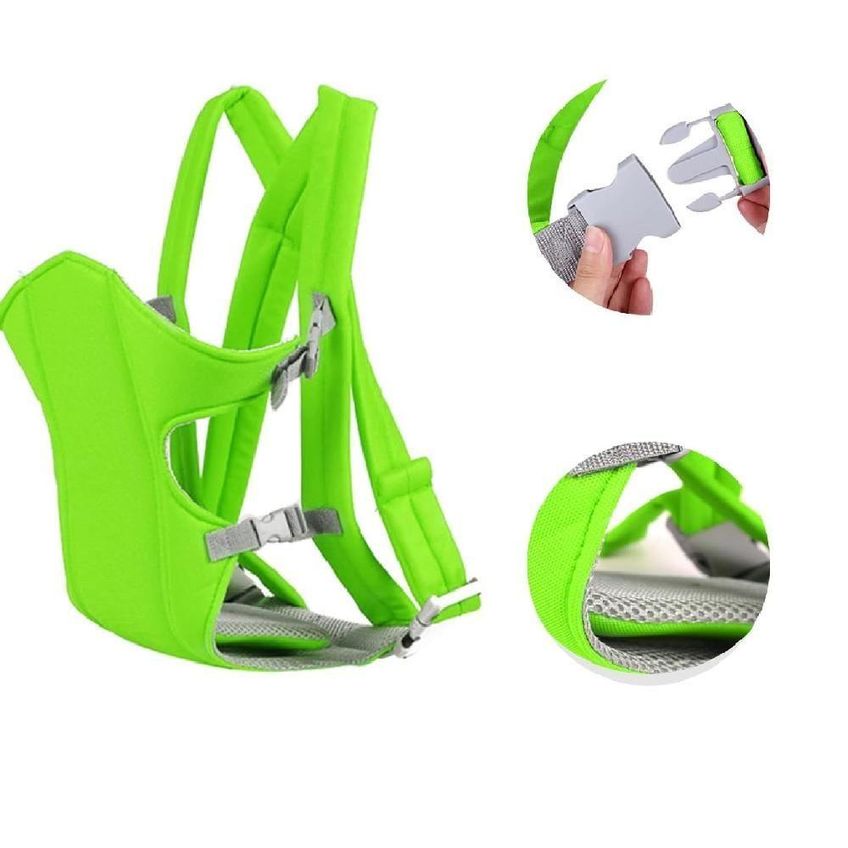 Canguru Para Bebê Classic Sling Ergonômico Com Reforço Nas Costas Verde Yeet - imagem 3