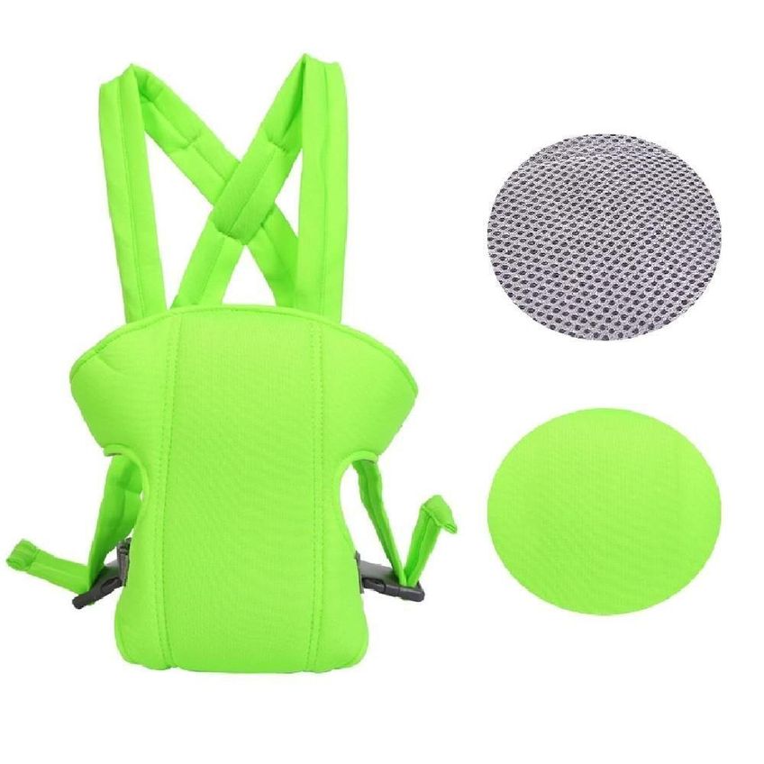 Canguru Para Bebê Classic Sling Ergonômico Com Reforço Nas Costas Verde Yeet - imagem 4