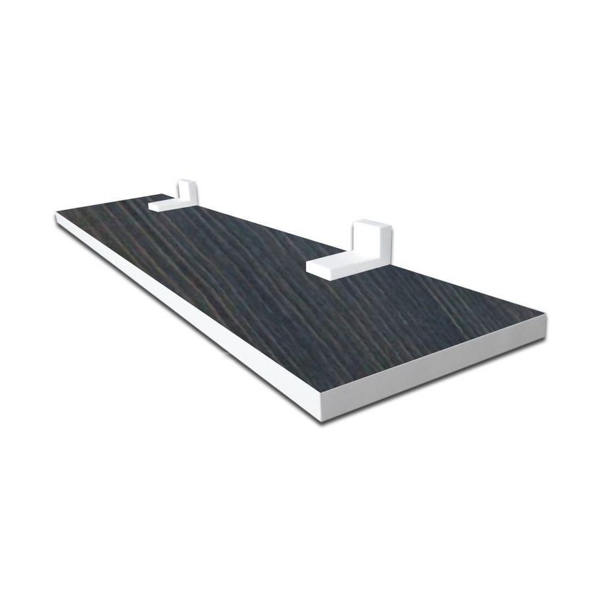 Prateleira Linha Furta Cor F031 20x15cm MDF com Borda PVC para Organização de Ambientes Branco - imagem 3