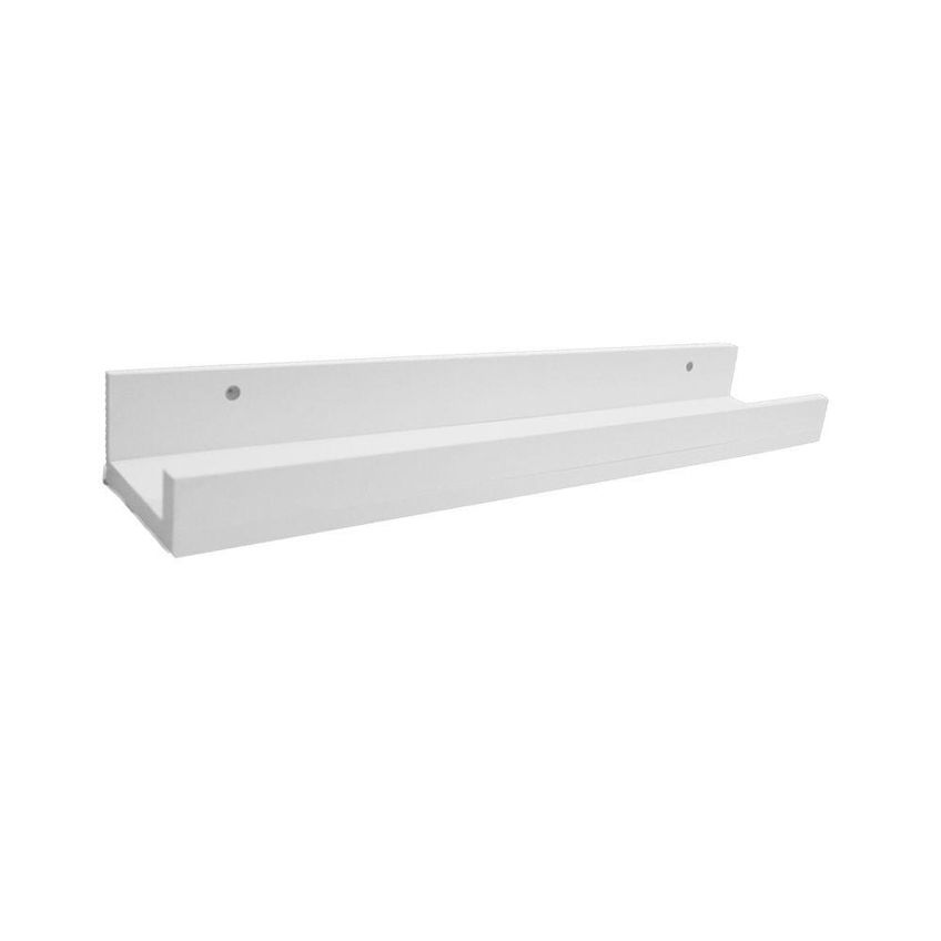 Prateleira Esmalteria 65cm em MDF Branco para Organização em Cozinha Banheiro Quarto Escritório - imagem 3