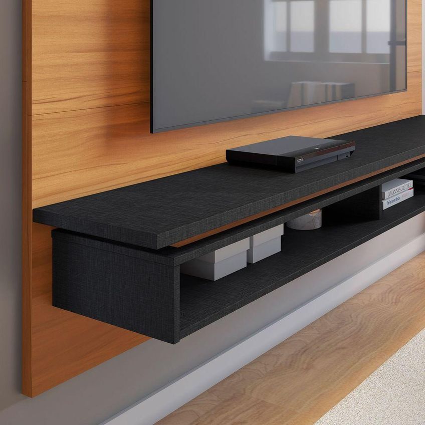 Painel Para TV NT 1310 Freijó Com Preto - Notável - imagem 3