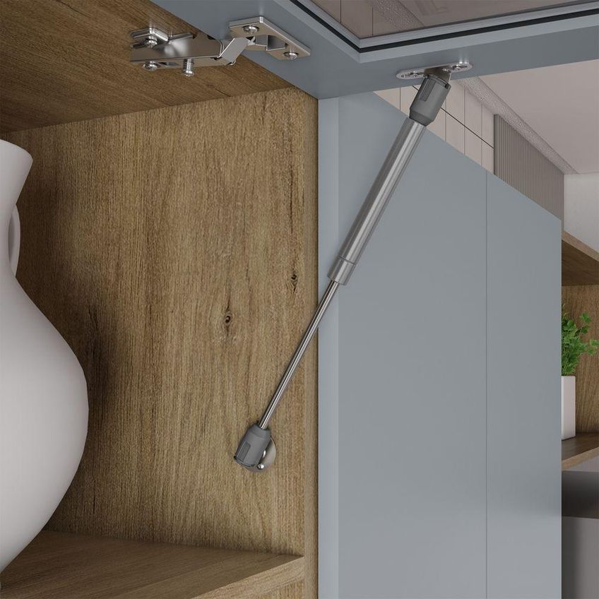 Armário Aéreo De Cozinha Axé 8104 70cm 1 Porta Basculante Branco Bertolini - imagem 3