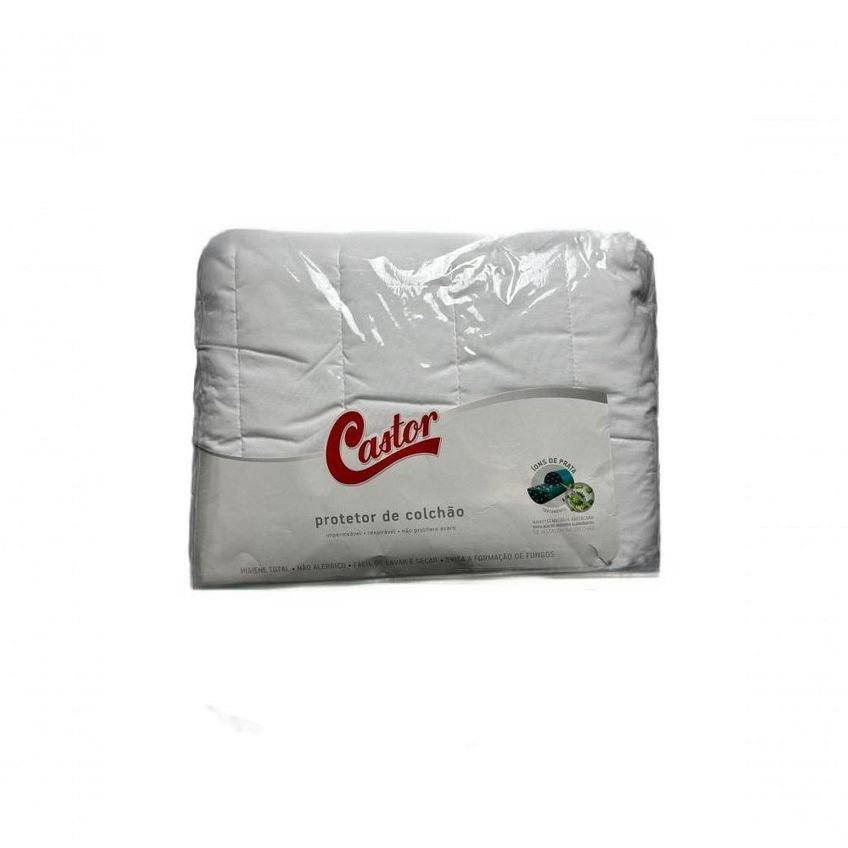 Protetor De Colchão Saúde Premium Percal Impermeável 100x200x50cm Branco - imagem 3