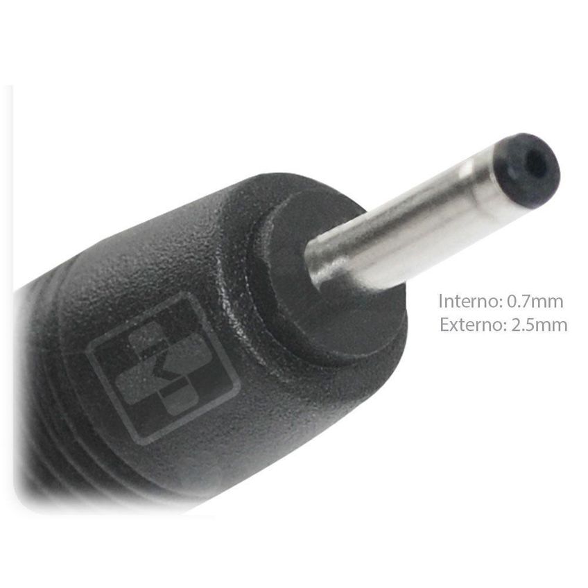 Fonte Carregador P/ Notebook Asus 19v 2.10a 40w Mm608 Mais Mania - imagem 3
