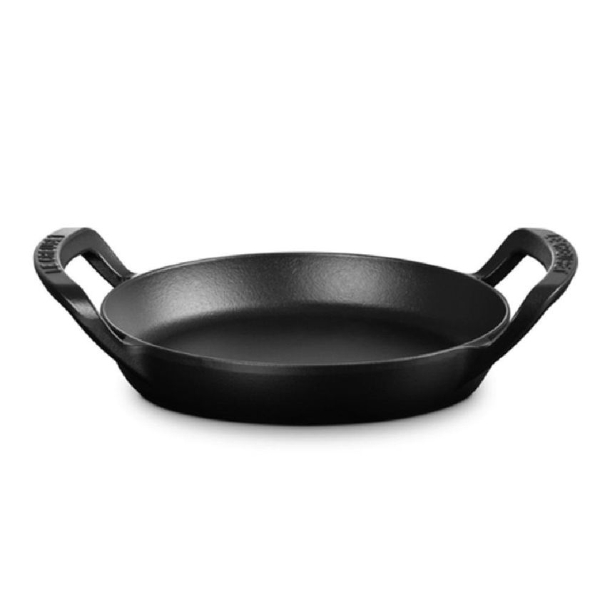 Skillet Redonda Le Creuset Alpine 25cm Com Alças Em Ferro Fundido Black Matte 20270250000005 - imagem 2
