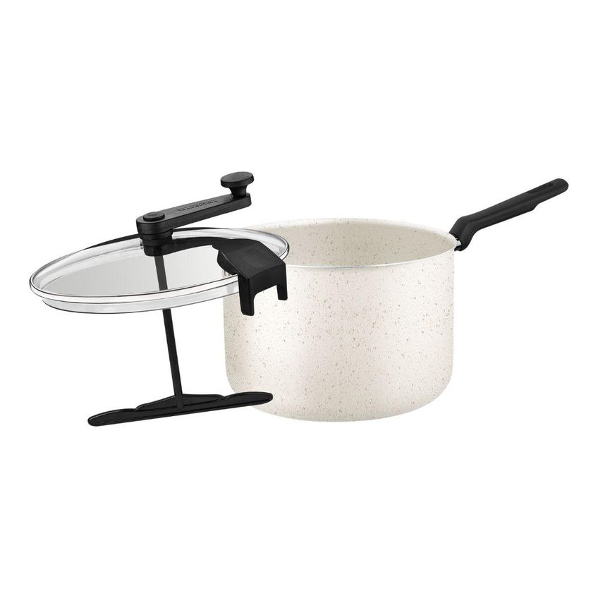 Pipoqueira Loreto Antiaderente Starflon 20cm 3,5l Tramontina Cor: Bege - imagem 2