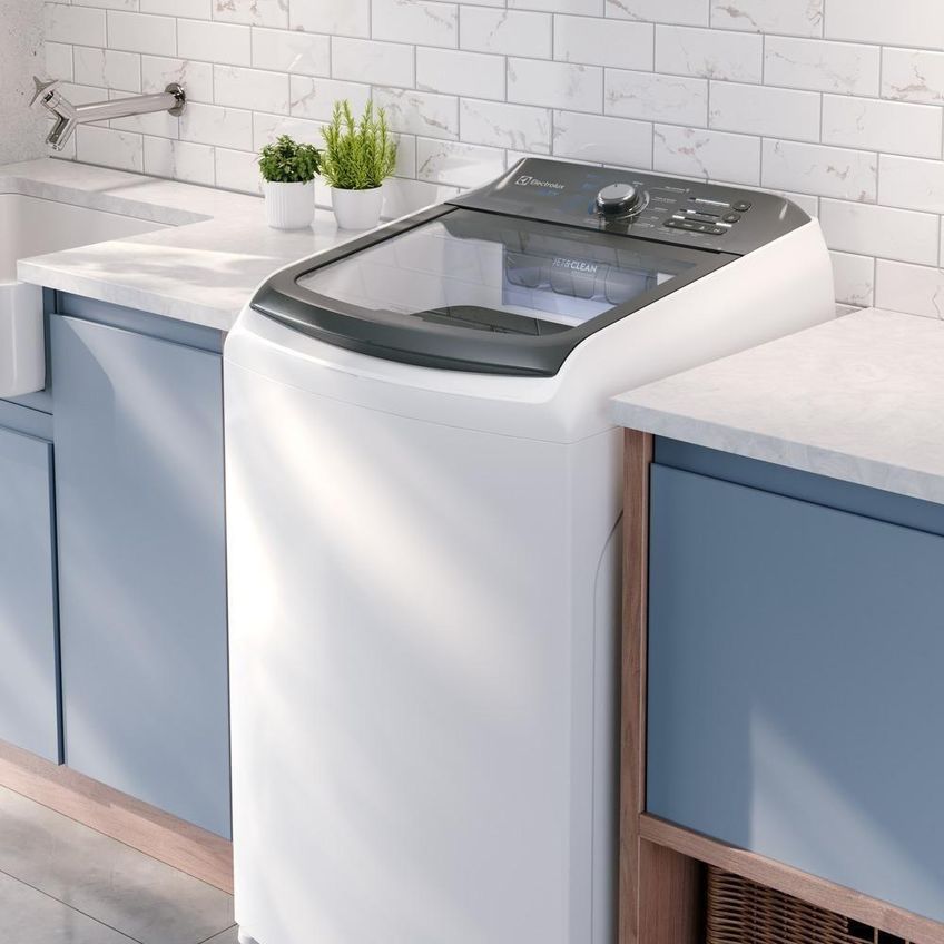 Máquina De Lavar Electrolux Lee15 14,5kg Automática Com Cesto Inox Branca 220v - imagem 3