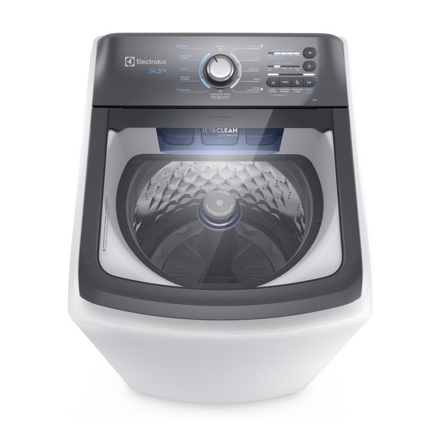 Máquina De Lavar Electrolux Lee15 14,5kg Automática Com Cesto Inox Branca 220v - imagem 5