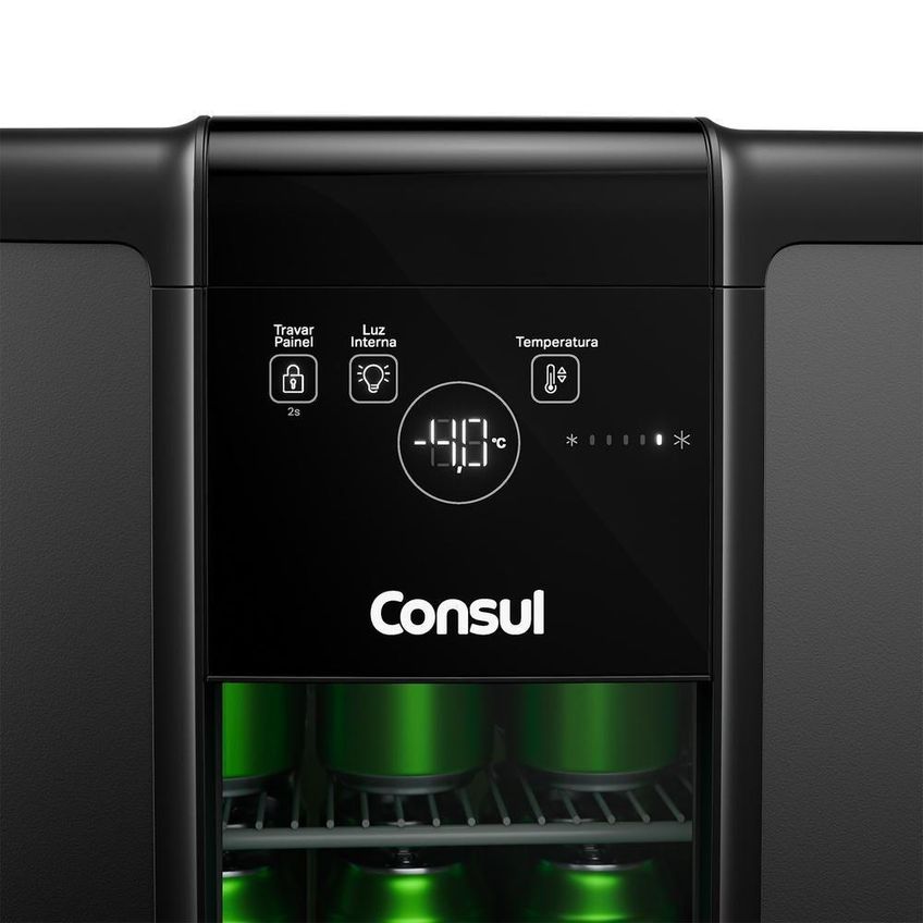 Cervejeira Czd12mt 83l Titanium 75 Latas Frost Free Led Consul 220v - imagem 5
