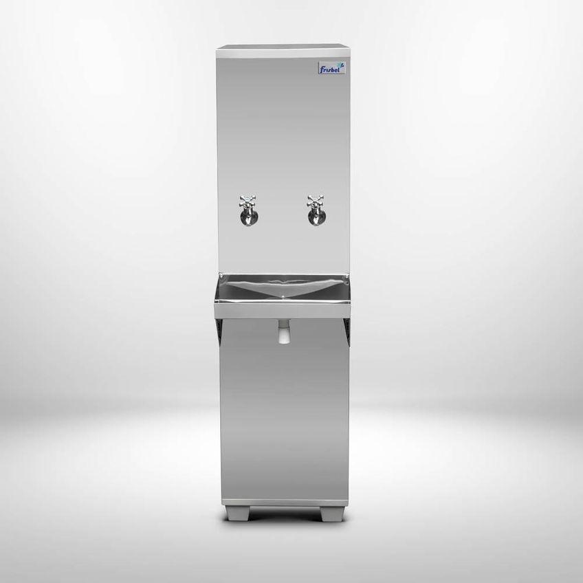 Bebedouro Industrial de Coluna RA025 Água Gelada 25L Inox 220V Frisbel - imagem 4