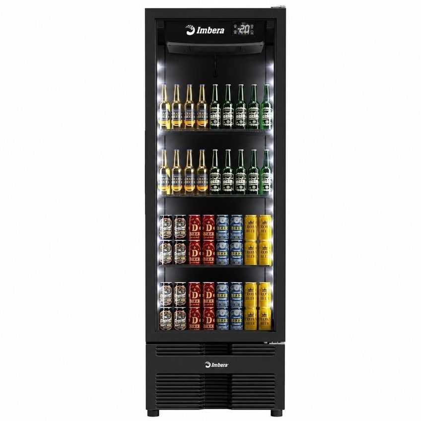 Cervejeira Imbera CCV355 569L Porta de Vidro Duplo Full Black Bivolt - imagem 2
