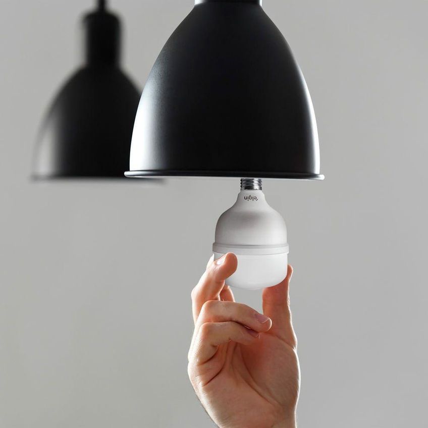 Lâmpada Led Super Bulbo 150w Bivolt Luz Branca Fria Elgin - imagem 4