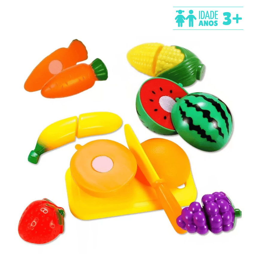 Kit Comida Saudável Frutas E Legumes Crec Crec - Kitchen Toys - Top N1 Top N1 - imagem 3
