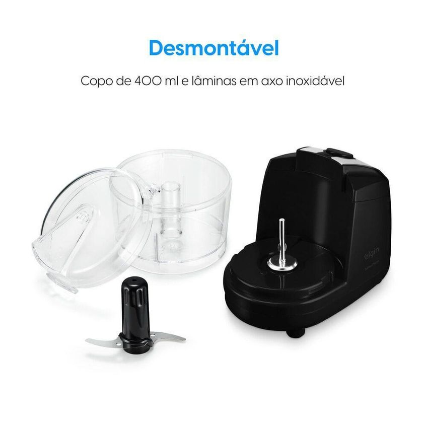 Mini Processador De Alimentos Elgin Turbo Express 5 Em 1 150w 400ml 220v - imagem 4