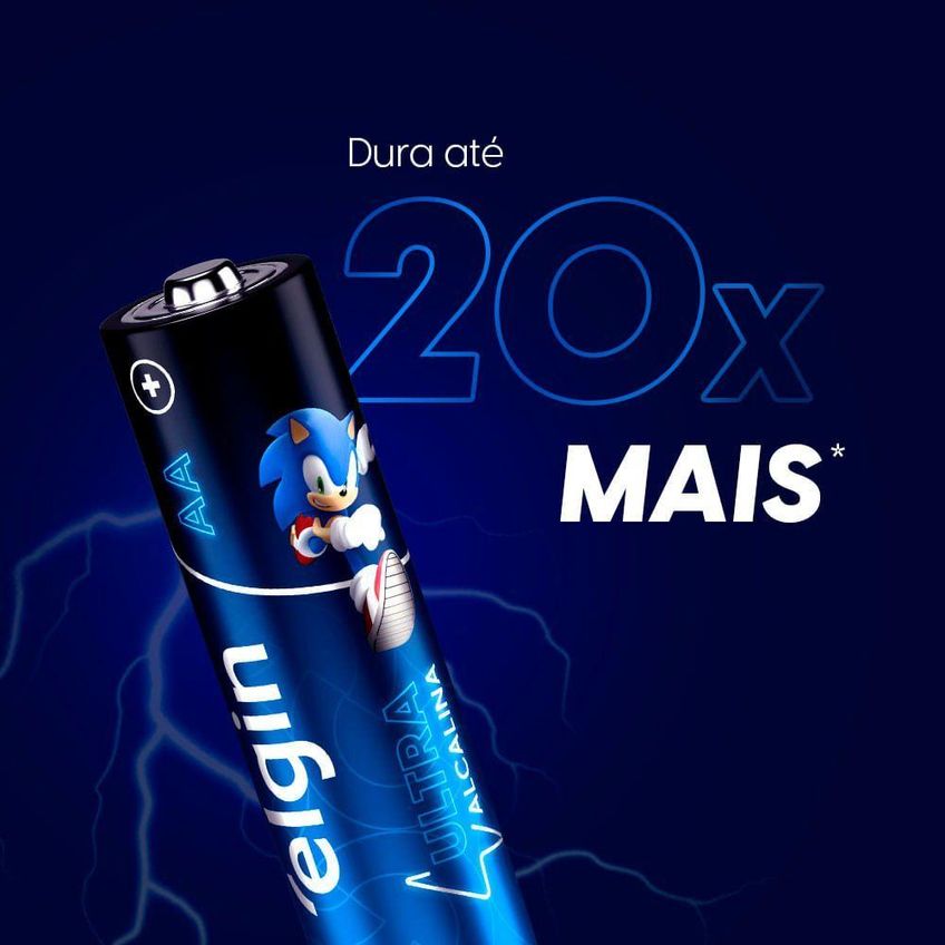 Pilha AA Ultra Alcalina Alto Desempenho 4 Unidades 1.5V Elgin - imagem 5