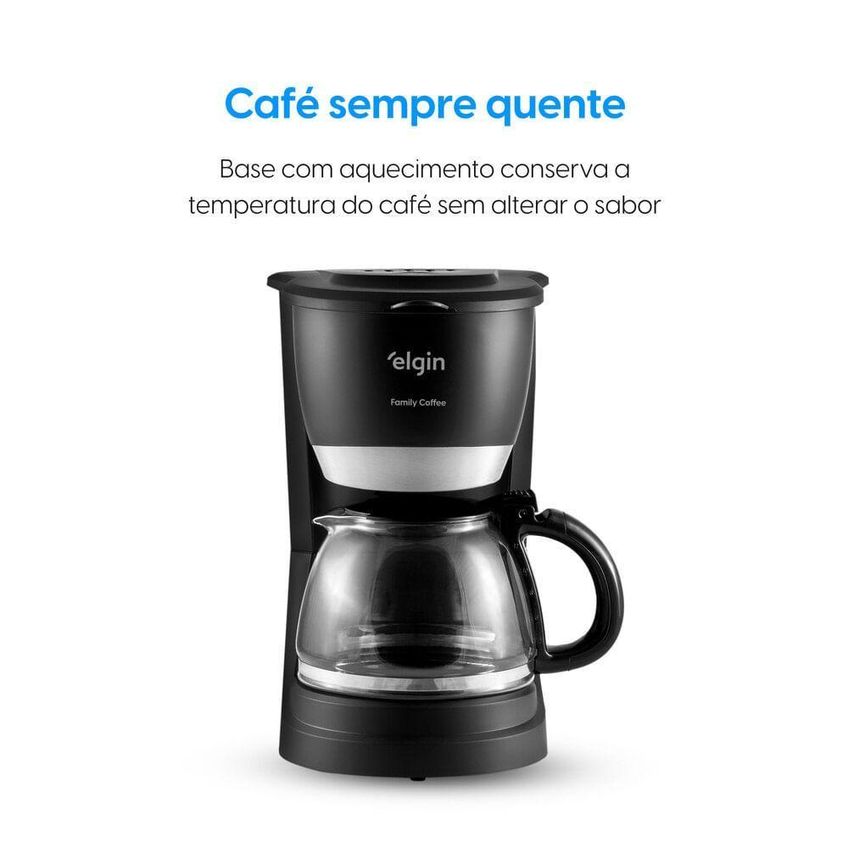 Cafeteira Elétrica Elgin Family Coffee 30 Xícaras Vidro 220v - imagem 3