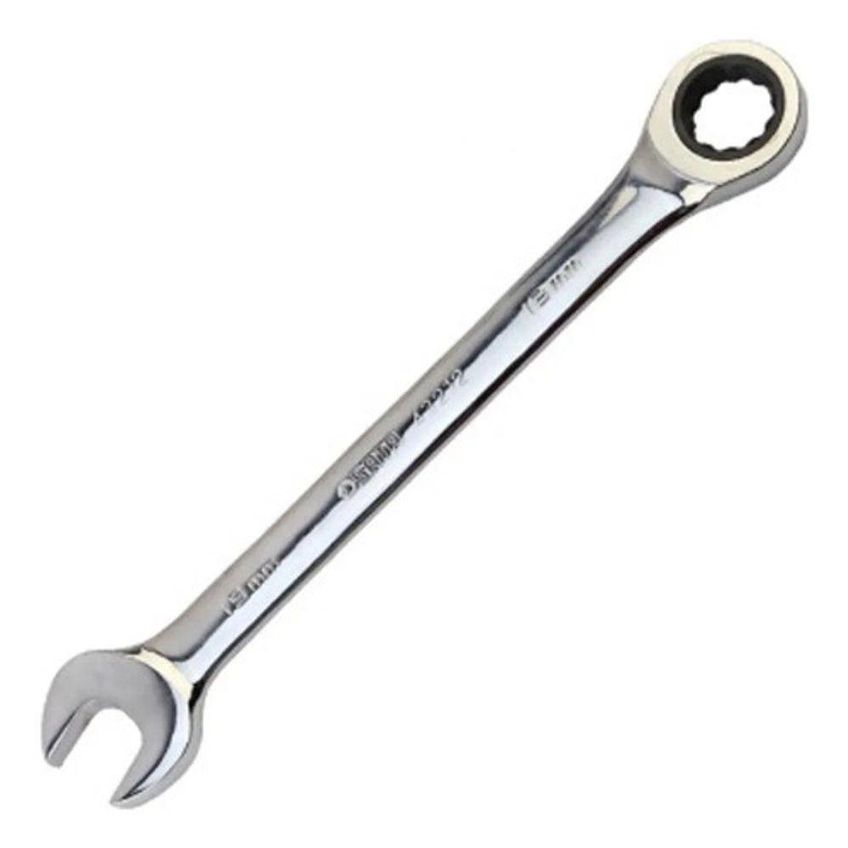 Chave Combinada Com Catraca ST43205ST 12mm Aço Cromo Vanádio SATA - imagem 2