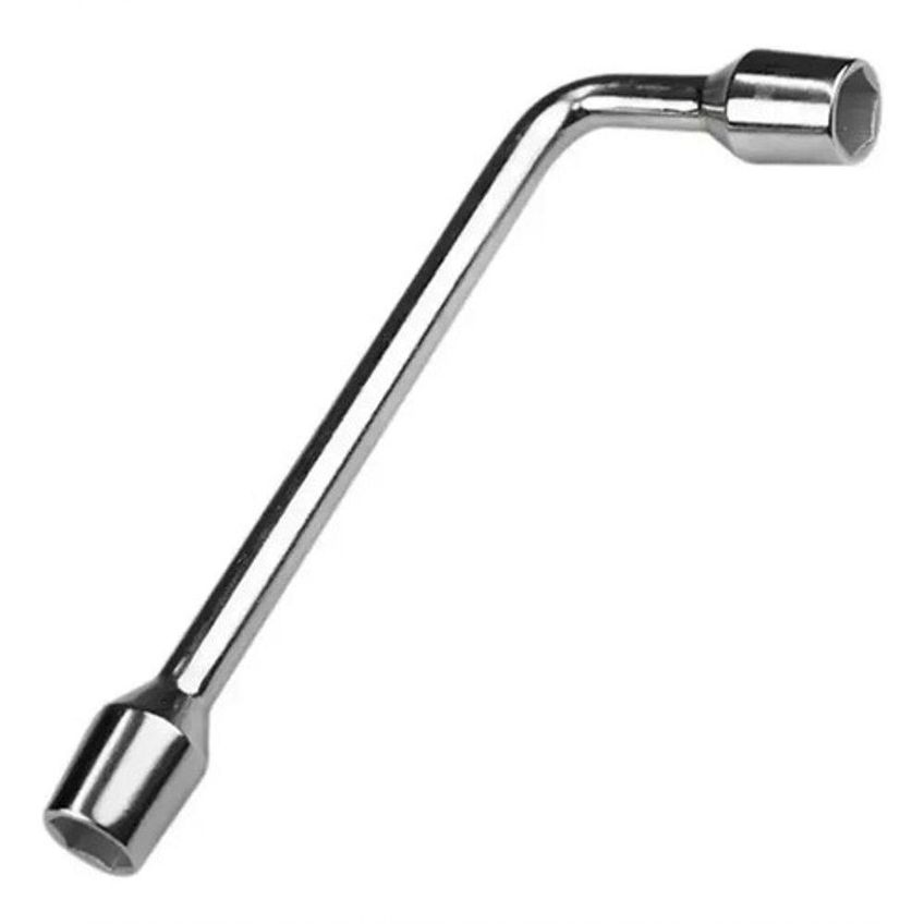Chave De Biela Tipo L 19mm Hexagonal Aço Cromo Vanádio Crv Niquelada Profissional Stels - imagem 2
