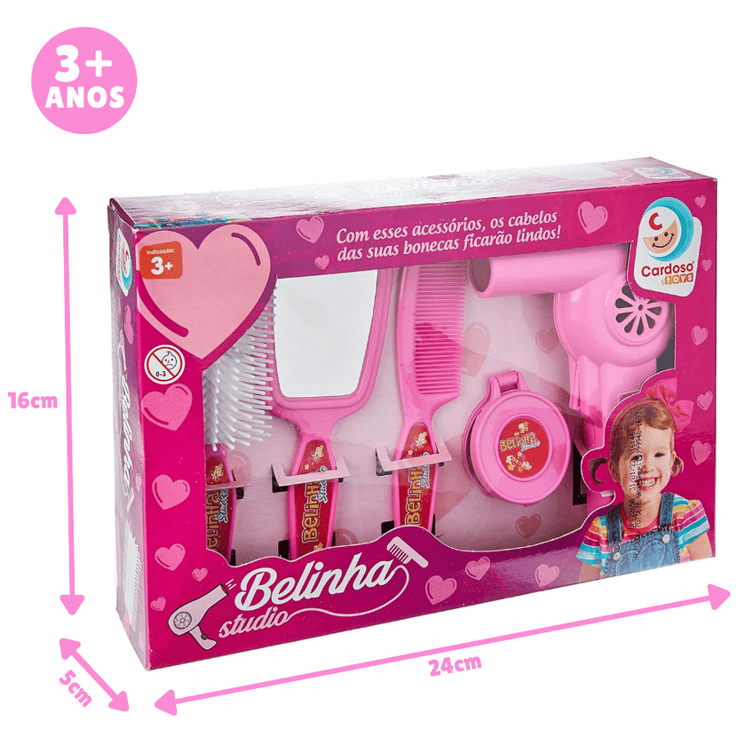Kit De Beleza - Belinha Studio - Cardoso Toys Brinquedos Cardoso - imagem 4