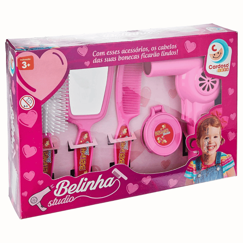 Kit De Beleza - Belinha Studio - Cardoso Toys Brinquedos Cardoso - imagem 5